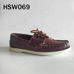 HY, Chaussures <span class=keywords><strong>bateau</strong></span> en cuir <span class=keywords><strong>nubuck</strong></span> haut de gamme pour la marche en plein air, styles exclusifs, ne gèlent pas les pieds, fabriquées à la main, bleu foncé, chaussures penny HSW068 - Product Image 4