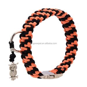 Collar de perro de Paracord de tamaño de Color personalizado de fábrica, Collar de perro táctico duradero, correa de lujo, hecho a mano Collar trenzado de perro, hebilla de Metal - Product Image 3
