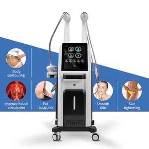 Verticale RF Vacuum Roller Face Lifting Eyes Neck rotazione di 360 gradi Butt Lift Body Sculpting Massage Anti-Aging Machine RF