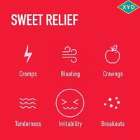 Aeglewell OEM Marque Privée Gummies pour le Soulagement des Règles et l'Équilibre Hormonal, Soulagement des Douleurs Menstruelles et Compléments PMS pour Femmes