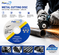 Gerinda Potong Aluminium Oksida Keras Tinggi OEM Baja Tahan Karat 120 Grit 1.2mm Diameter 125mm Disc Hand Sander 3 Tahun Garansi