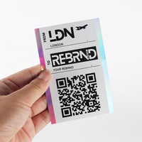Étiquettes de numéro de série autocollantes imperméables personnalisées, étiquettes circulaires enroulables, étiquettes en PVC, étiquettes laser, autocollants avec code QR