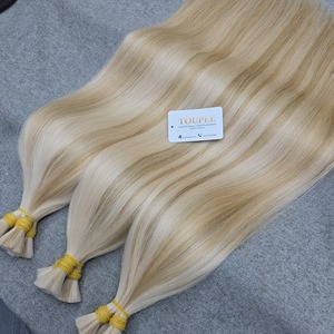 ผมต่อแบบเส้นเดียวคู่ รุ่นพรีเมียม DR01 ของ Dream Hair ผมเวอร์จินแท้จากเวียดนาม น้ำหนัก 100 กรัม แบบเย็บสองชั้นด้วยเครื่องจักร ฟอกสีฟูมิ - Product Image 6