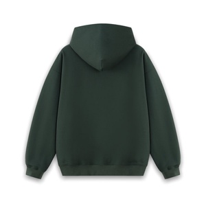 เสื้อฮู้ดดี้ปักลายดิจิตอลแบบกำหนดเองสำหรับผู้ชาย แขนยาว สีพื้น สไตล์ลำลอง ใส่สบายในฤดูร้อน ทรงโอเวอร์ไซส์ ระบายอากาศได้ดี พร้อมปักโลโก้ตามสั่ง - Product Image 2