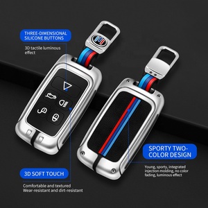 Satisfaction Low MOQ Funda de silicona para llave de coche de aleación de zinc con llavero - Product Image 2