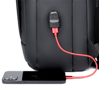 Sac à dos pour ordinateur portable ergonomique léger et populaire, sac à dos pour ordinateur portable d'affaires avec logo personnalisé pour les voyages d'affaires de courte distance
