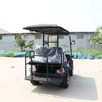 Mobil Golf Listrik 4 Kursi 48V Baterai Lithium Legal di Jalan Raya, Custom dengan Meteran untuk Utilitas Lingkungan Perumahan