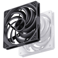 Ventilateur de boîtier PC SNOWMAN AF12015-BK 120mm Slim 15mm Noir 48CFM PWM 4 broches Roulement Hydraulique 12V DC Uniquement Vente en Gros
