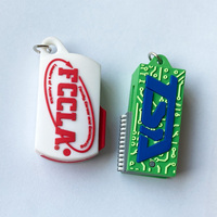 Carcasa USB hecha a medida, cubiertas USB OEM, unidad Flash USB de goma suave de PVC, regalos promocionales de PVC suave