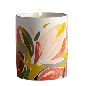 Pot de bougies en céramique, imprimé papillon blanc, personnalisé, vide, bon marché - Product Image 6