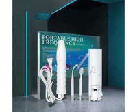 Appareil facial multifonction haute fréquence en ABS, électrique, prise US, pour raffermissement cutané, stimulation de la pousse des cheveux et traitement de l'acné par la lumière