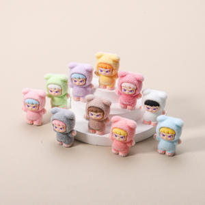 ตุ๊กตาเรซิ่นรูปกระต่ายหูใหญ่ น่ารัก สไตล์การ์ตูน หน้าโกรธ ของตกแต่ง DIY แบบสุ่ม  สำหรับตกแต่งรถยนต์ - Product Image 5