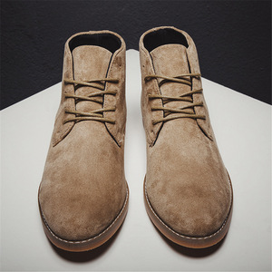 Bottes décontractées antidérapantes pour hommes, grandes tailles, respirantes, à lacets, basses, vente en gros d'usine - Product Image 4