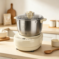Machine à pétrir la pâte électrique automatique 5L 7L avec fonction de fermentation, 200W, mélangeur à farine en acier inoxydable pour boulangerie