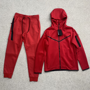 Ensemble sweat-shirt et pantalon de jogging pour homme, bleu marine, réfléchissant, fermeture éclair intégrale, style décontracté - Product Image 5