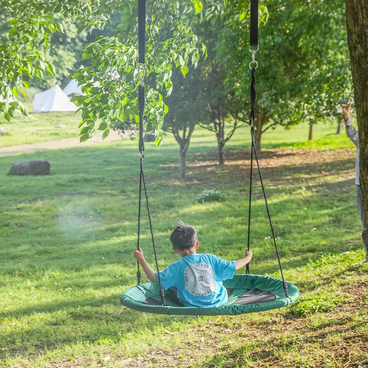 Zoshine outdoor hammock tree swing fit high tree swing set per il divertimento del bambino con corde intrecciate multiple