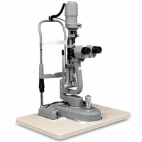 Microscope à lampe fendue, grossissement 5x, système Galiléen 40X, oculaire à tambour rotatif