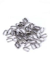 Bracelet en acier inoxydable avec boucle en fil plat ouverte fermeture latérale attache en fil plat raccord collier simple résultats de bijoux