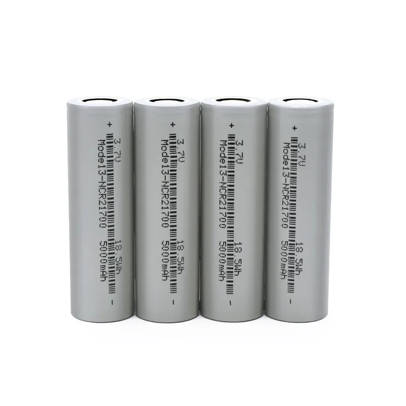 21700 3.7v 4800mah 5000mah lithium li-ion cellule de batterie 3C 15A batterie rechargeable 21700 pour vélos électriques