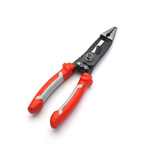 คีมช่างไฟฟ้าอเนกประสงค์ระดับมืออาชีพ ขนาด 50 มม. ผลิตจากเหล็กกล้าคาร์บอนเกรดอุตสาหกรรม สำหรับการจีบและดึงสายไฟ - Product Image 1
