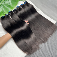 Extensions de cheveux humains vierges Yaki lisses, alignées sur la cuticule, en gros, cheveux humains vietnamiens