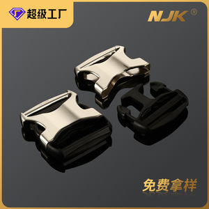 Side Release Buckle Alloy 25mm Inner Diameter Durable For Bags <b>Backpacks</b> School Bags Car Seat Belts Helmet <b>Straps</b> Motorcycle - Product Image 5