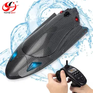 2.4G Carbon Fiber RC Radio Electric Ship High Speed 25KM/H Vortex Turbine Jet Remote Control Racing Boat Toy For Kids Adults