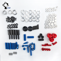 Kit de base de connexion en aluminium usiné CNC sur mesure, pièces de précision en aluminium anodisé noir, services d'usinage 5 axes