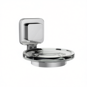 Jabonera Serie Kara 11x9.2x13.8 cm Negra, Accesorio de Baño para Montar en la Pared - Product Image 3