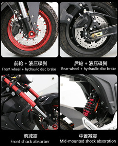 Tốc Độ Cao 3000W Điện Sportbike Cho Người Lớn Moto Off-Road Xe Đạp Điện Với 72V Pin Lithium Cho Bán - Product Image 5