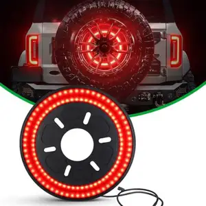 Plug and play pour Ford Bronco 2 portes 4 portes 2021-2023 2024 roue de secours arrière pneu pneu LED lumières accessoires