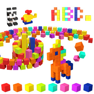 Bloques Magnéticos para Niños, Bloques de Construcción Magnéticos para Niños, Cubos Magnéticos, Materiales Magnéticos, <span class=keywords><strong>Minecraft</strong></span> - Product Image 2