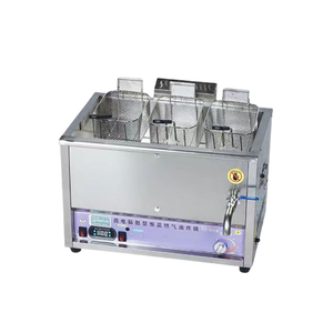 Duurzame Professionele Friteuse 15l Eencilinder Dubbele Mand Friteuse - Product Image 5