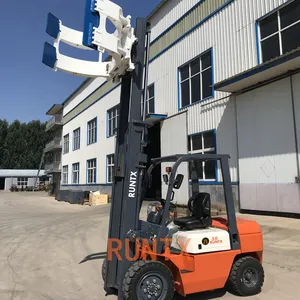 china 3 ton diesel clamp forklift truck for paper roll