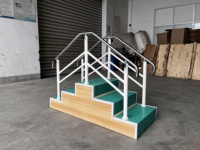 Escalier de rééducation pédiatrique bidirectionnel pour la physiothérapie et la rééducation des membres inférieurs en clinique