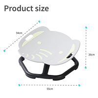 Chaise d'équilibre sensorielle moderne pour enfants, chaise pivotante éducative en plastique fluorescent, chaise tournante de sécurité pour salle de bain, chambre à coucher, utilisation pour l'autisme