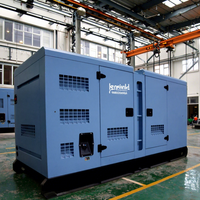 Générateur diesel super silencieux 250 kVA 300 kVA 240 kW, triphasé, démarrage électrique, AVR, pour atelier industriel, fabrication légère