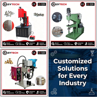 Machine à riveter industrielle PEM Easytech OEM 2026 pour sacs en cuir et tôles, avec servo CNC pour l'installation de rivets auto-serrants
