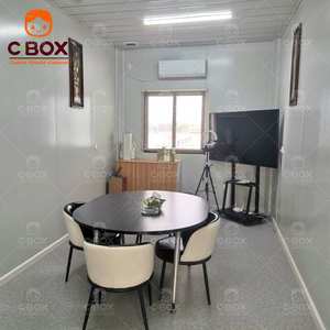 Cbox Wholesale Mobile Steel Sandwich Panel Office Building Multi-Story Worker Dormitory Modular Flat Pack Container <b>House</b> - Product Image 3