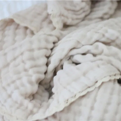 Муслиновое одеяло детское полотенце вафельное Тканое хлопковое детское муслиновое одеяло