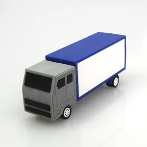 Hot Selling Truck Train Passt Logo Auto Form Tragbare Gummi Power Bank