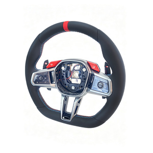 พวงมาลัยหนังแท้ M1M2 ปุ่มสีแดง สำหรับ <span class=keywords><strong>BMW</strong></span> G60 G90 M5 I5 <span class=keywords><strong>M60</strong></span> <span class=keywords><strong>I7</strong></span> ซีรีย์ 5 ใหม่ ขายตรงจากโรงงาน - Product Image 3