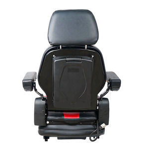 ที่นั่งรถยกอุตสาหกรรมพีวีซีสีแดงพร้อมที่วางแขนสำหรับชิ้นส่วนเครื่องจักรกลการเกษตรที่ทนทานใหม่ - Product Image 5