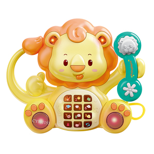 Giocattoli educativi precoci giocattoli musicali per bambini giocattoli colorati adorabili illuminazione per il traffico del leone giocattoli per bambini - Product Image 2