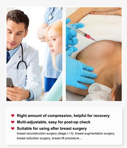 Nouveau soutien-gorge de compression post-chirurgie pour femme soutien-gorge de mastectomie chirurgicale couvrant complètement - Product Image 5