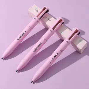 Wholesale Vegan Cruelty Free Makeup Eye Liner Pen Long Lasting Private Label Lipliners 4 in 1 Eyeliner Cream Lip Liner Pencil