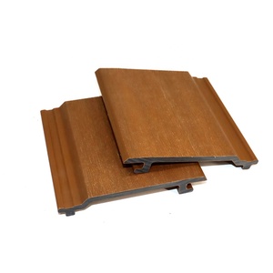 Revêtement mural en WPC co-extrudé, respectueux de l'environnement, résistant aux intempéries, fabricant de panneaux muraux en composite <span class=keywords><strong>bois</strong></span>-plastique pour l'<span class=keywords><strong>extérieur</strong></span> - Product Image 1