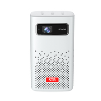 Proyector Inteligente Android 9.0 DLP LED HD 3D, 540P Nativo, 280 Ansi, Mini Proyector Portátil para Exteriores, Reproductor de Películas para Campamento