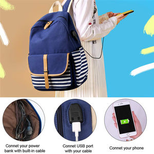 <span class=keywords><strong>Sac</strong></span> à <span class=keywords><strong>dos</strong></span> en toile léger pour adolescents, 7 pièces, ensemble de sacs d'école pour garçons et étudiants - Product Image 2