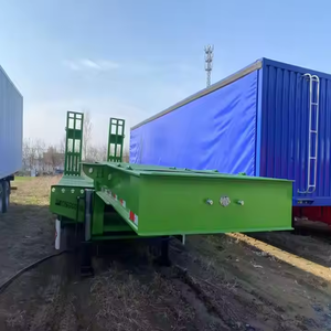 Remolque de plataforma baja hidráulica de 1-2 toneladas para trabajo pesado con cuello de cisne, 12.5x2.5x1.5m, Shandong Fengniao - Product Image 4